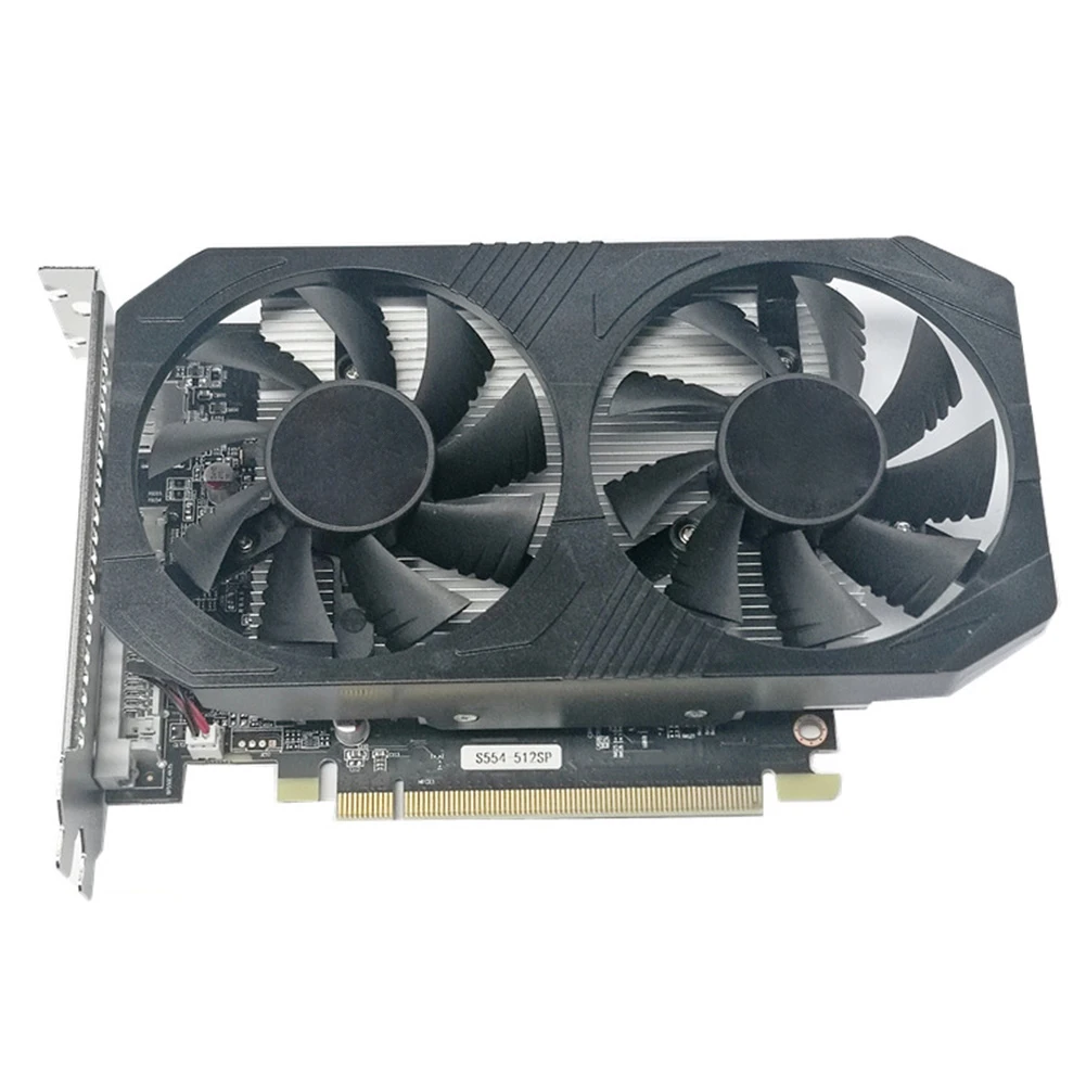 AMD RX550 4GB GDDR5 128bit Gaming Graphic Card HDMI-compatible DP DVI-D Desktop Computer Video Cards with Dual Cooling Fan graphics card for pc