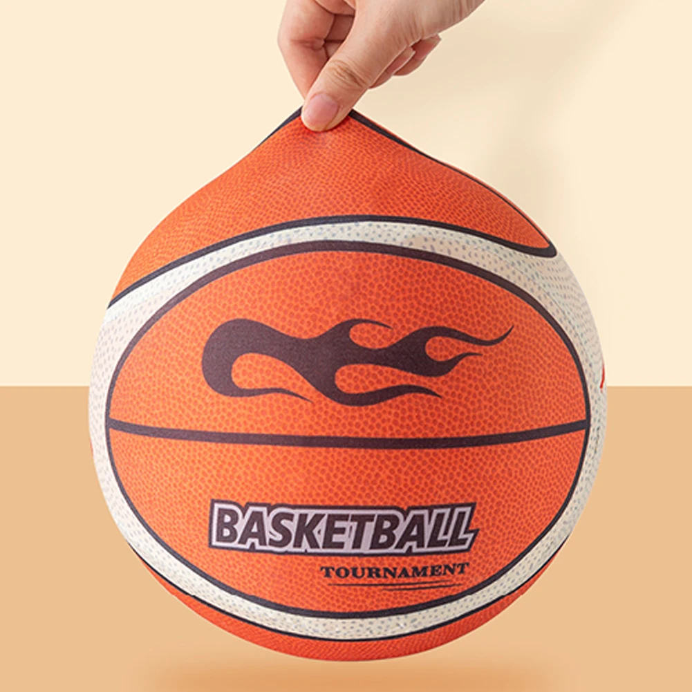 18/21/24cm Silent Basketball High-Resilience Bouncing Mute Ball Size 3/5/7 Training Foam Ball for Various Indoor Activities 4