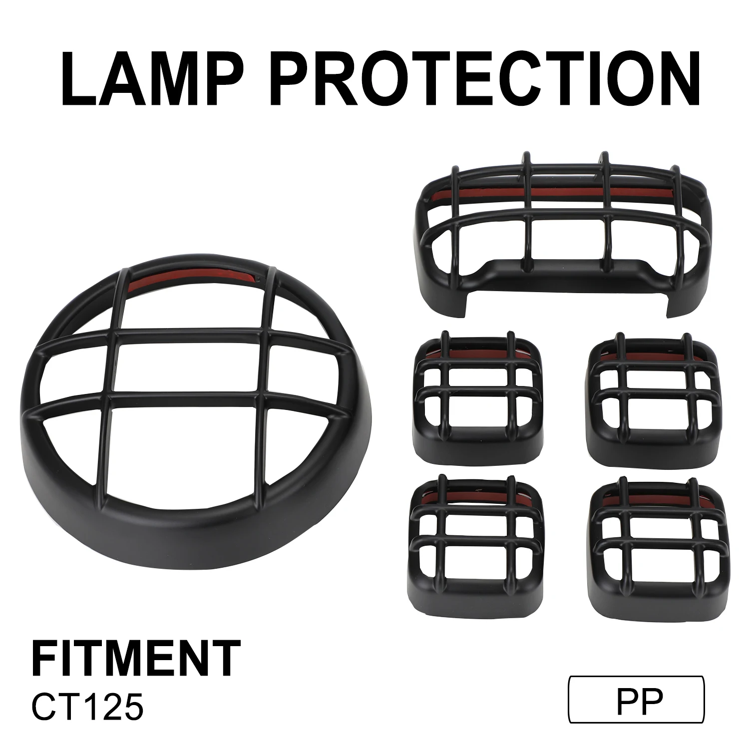 

Lamp Protection Head Light Porector Mask Grill Headlight Guard Decoration Cover For CT 125 CT125 Motorcycle Motocross Scooter