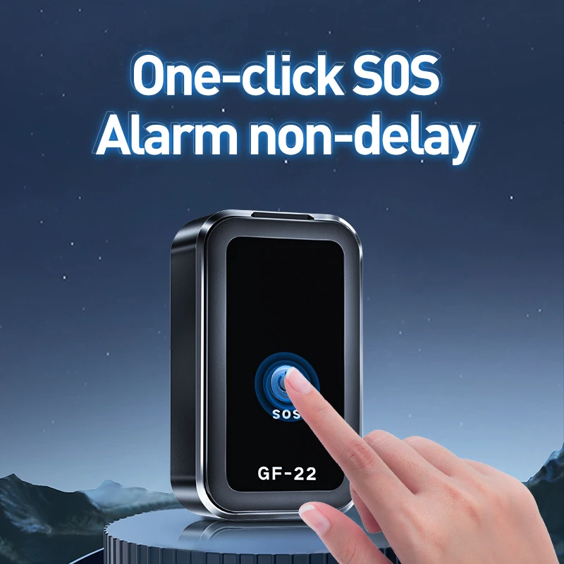 Car Anti-Lost Tracker GPS Locator Recording Tracking Device Voice Control Wifi LBS GPS Position GF22
