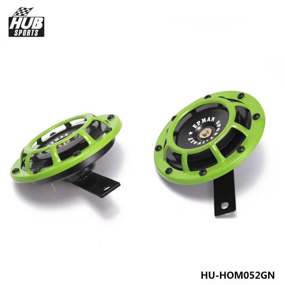 Super Loud Blast Tone Grill Mount 12V Electric Compact Electric Car Horn Kit 2pcs HU-HOM052