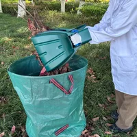 Portable Leaf Hand Rakes Rubbish Pick Up Grabber Leaf Collector Scoops Gather Leaves Hand Held Collector for Garden Cleaning 1