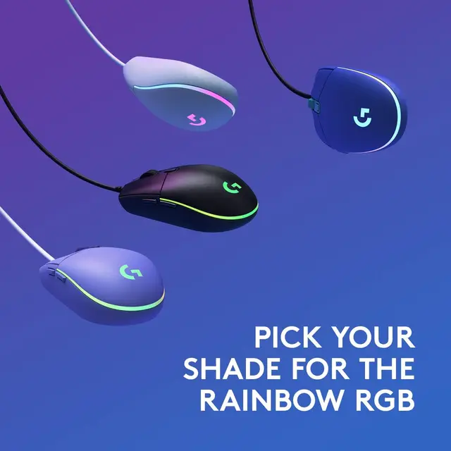 Logitech G102 Gaming Mouse – Lightsync RGB, 6 Buttons 6