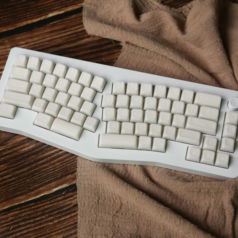 

White Marble KeyCap 142/160 Keys Set SA High Translucent Custom Key Cap Suitable for Mechanical Keyboard Game Accessories 65/71
