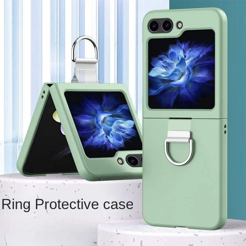 Durable Shockproof Hard Shell Phone Case - Protective Plastic Ring Cover