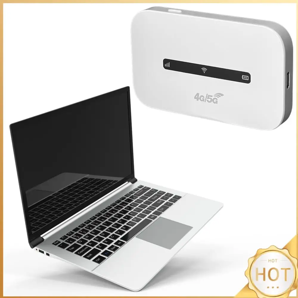 4G LTE Mobile WiFi Router 4G LTE Mobile WiFi Router 150Mbps Wireless Internet Router with SIM Card Slot Pocket Mobile Hotspot for Home Office Car Travel