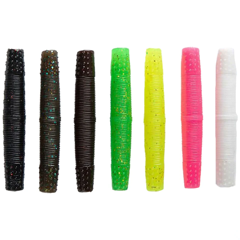 

10PCS/LOT 68MM/4.3G TPR Floating Soft Artificial Swimbait Stick Fishing Lures Worm Soft Bait Bass Carp Pesca Fishing Tackles