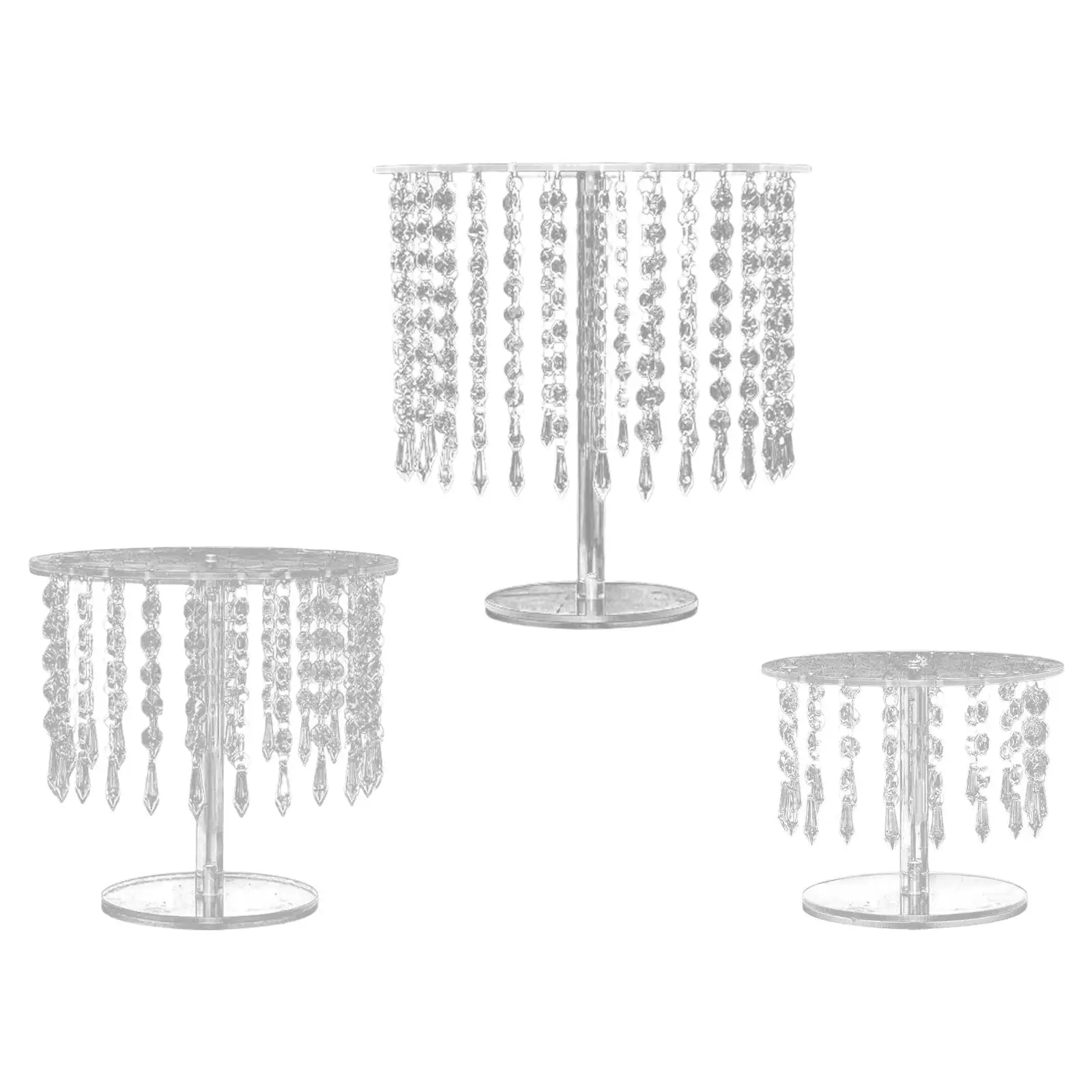 Soporte Para Pasteles Con Colgantes De Cristal Bling | Parcelamento Sem