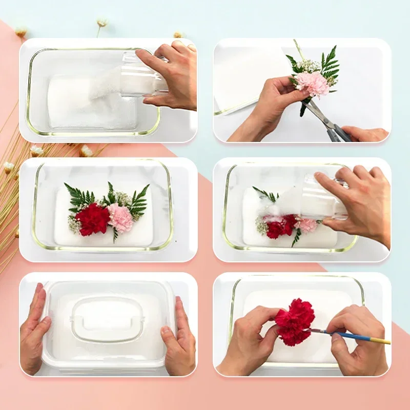 Fonday Gel Di Silice Per Essiccazione Fiori - 2 Libbre, Riutilizzabile, Con Indicatore Di Umidità - Foto 6