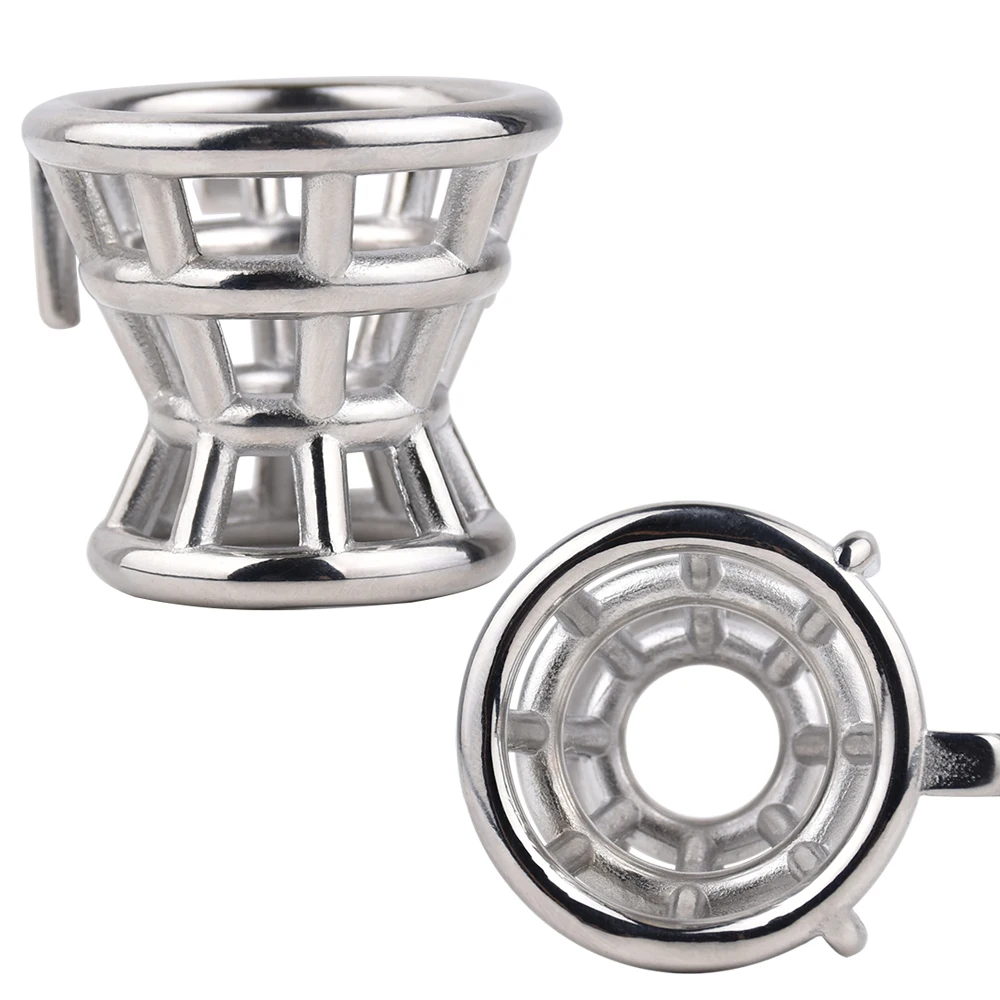 Penis Chastity Cage FRRK Hollow Streamline Male Chastity Cage for Men Stainless Steel Chastity Belt Cock Lock Penis Rings Adults Toy Femboy Sex Shop
