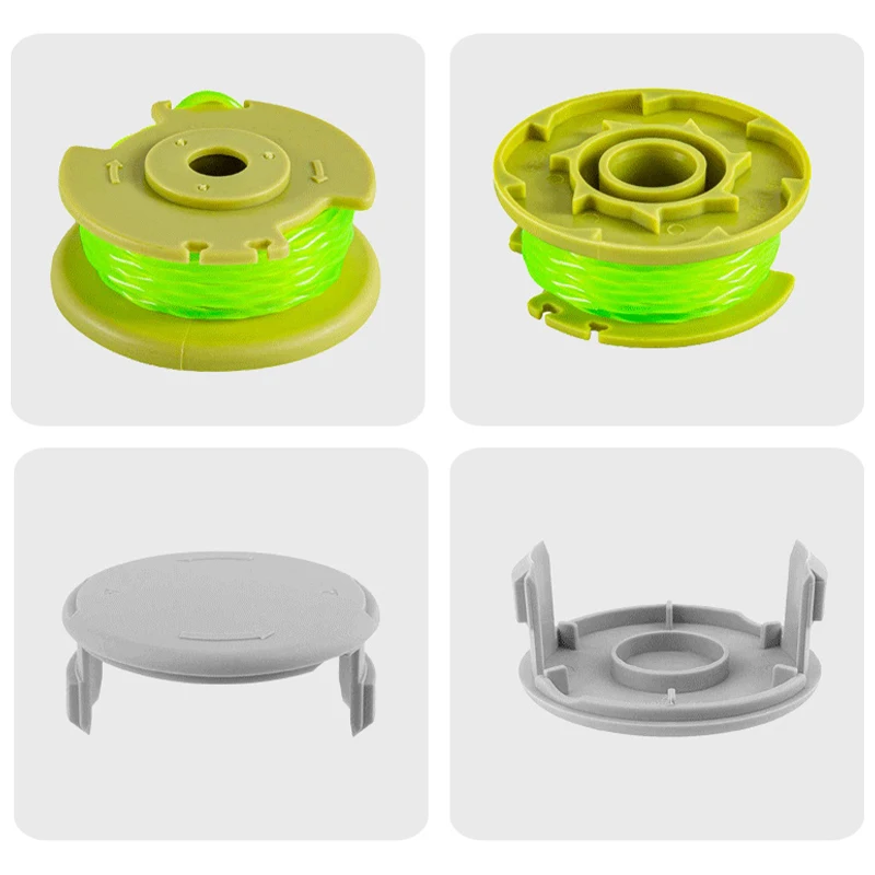 New Line Trimmer Replacement Spool For RYOBI ONE PLUS 18V 24V 40V RY40204 RY40220 ZRP2080.SPOOL Trimmers Spool Cover Newest