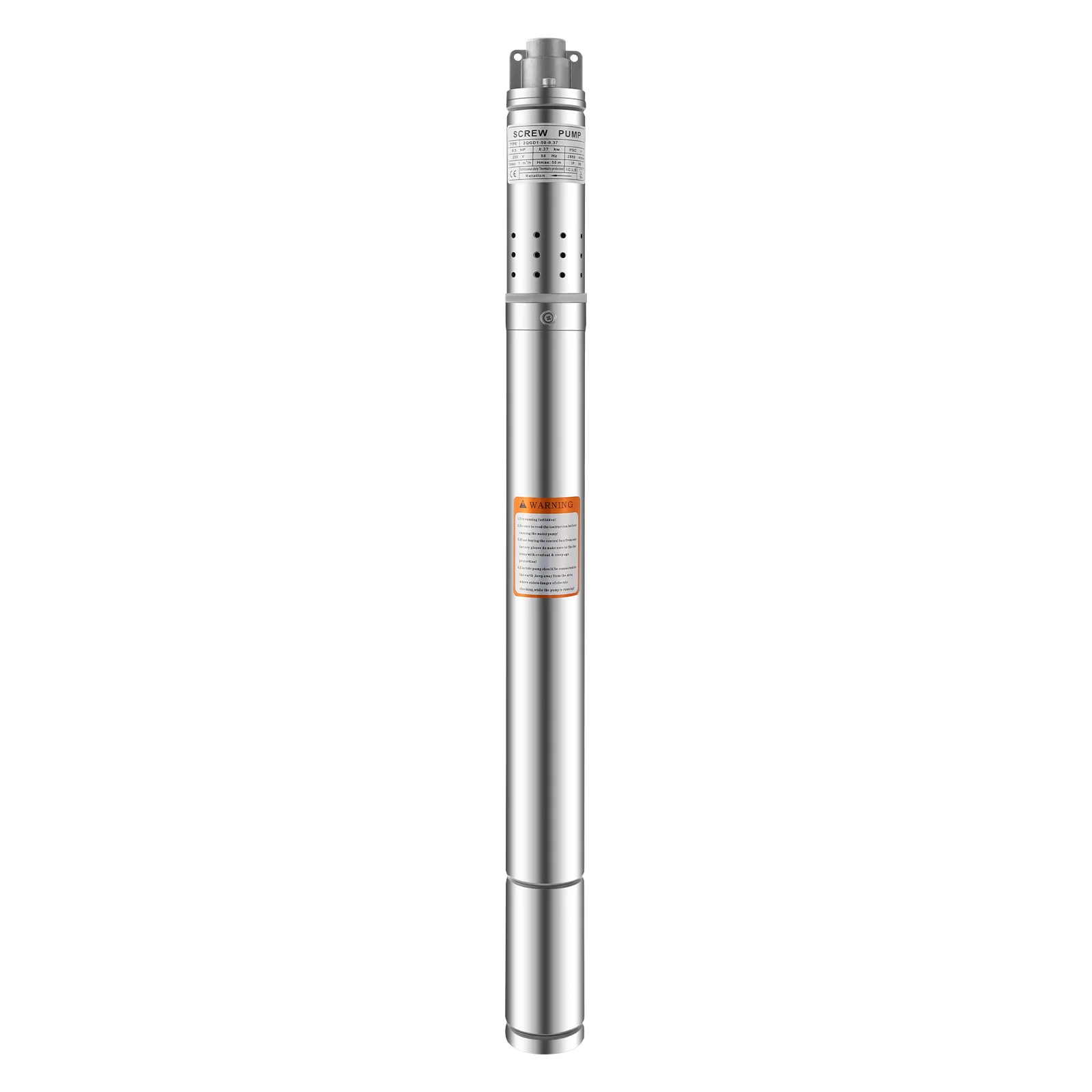 2" Tauch-Tiefbrunnenpumpe, 55 m Kopf 220 V/50 Hz Edelstahl-Wasserbrunnenpumpe für Bewässerung und den Heimgebrauch – Detail 10