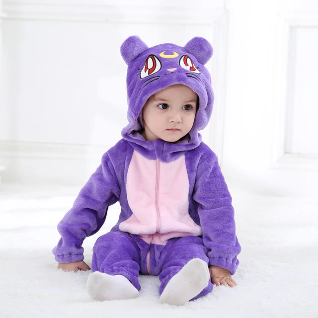 Kawaii roupas de bebê macacão infantil menino menina bonito cosplay ropa  bebe bebê recém-nascido macacão bodysuits anime inverno roupa macia traje -  AliExpress