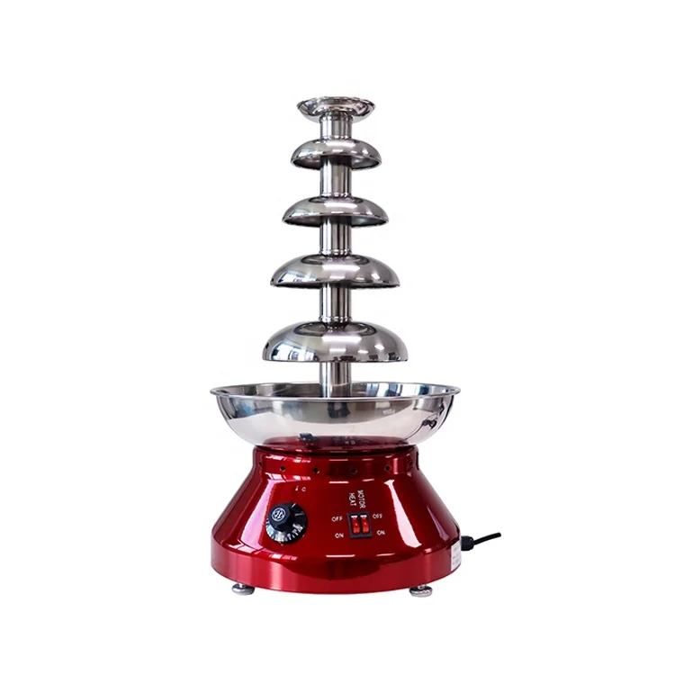 

ET-CF-51 manual operation convenient and safe power 210W stainless steel chocolate fountain