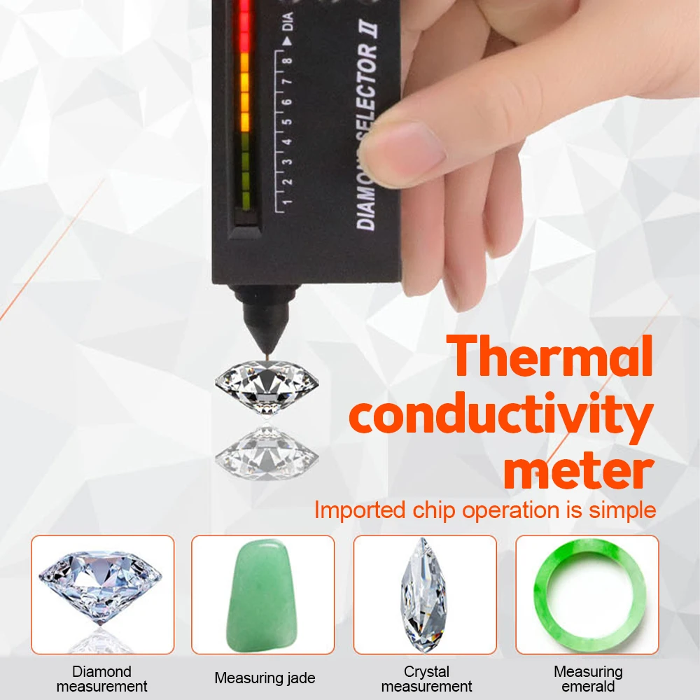 Second-generation thermal conductivity meter drill measuring pen hardness discriminator Diamond authenticity jade crystal tool diamond tester hardness tester