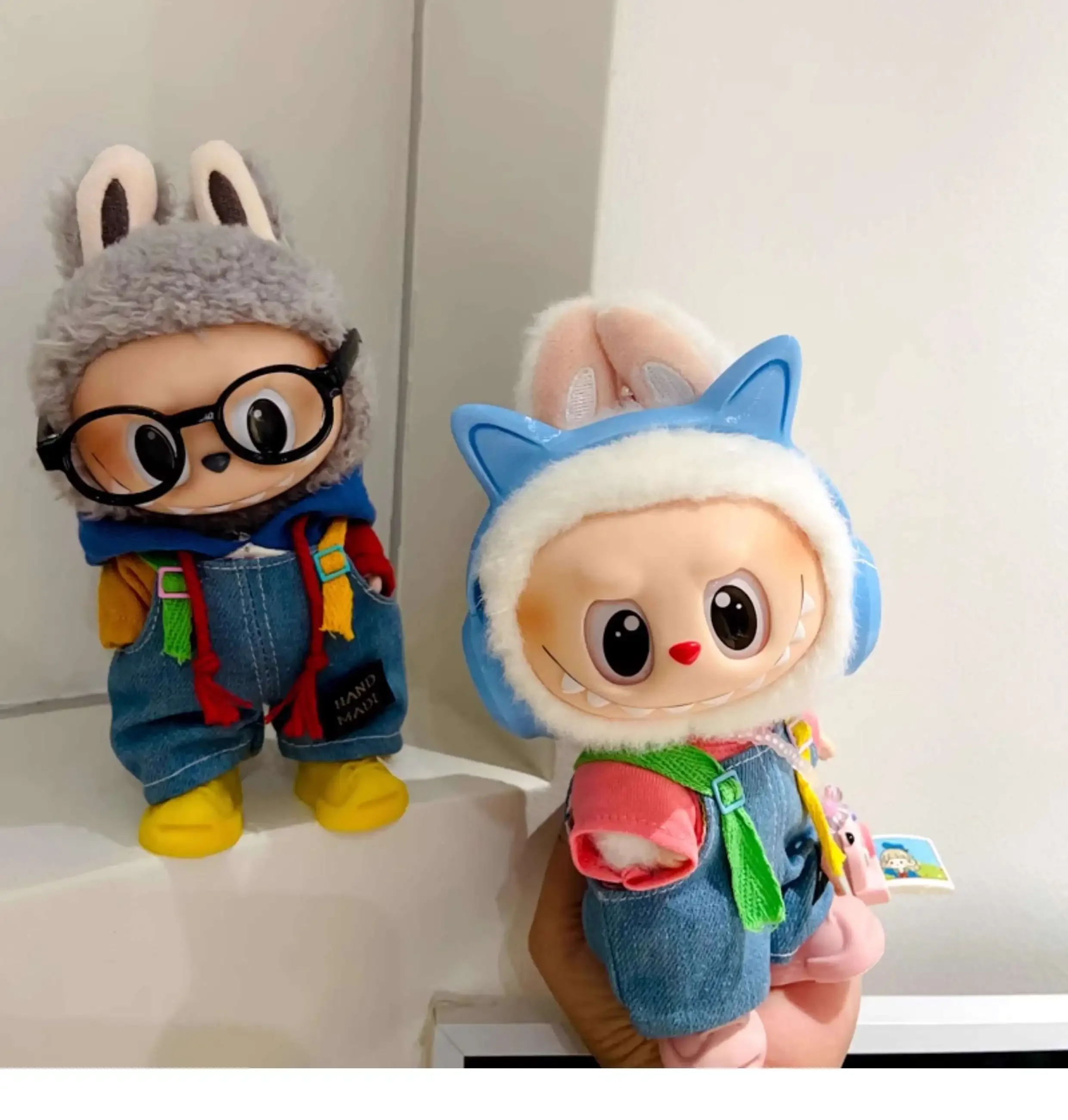 17cm Labubu Mini Plush Doll'S Clothes