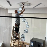 Nordic LED PVC Pendant Light Lava Home Decoration Bedroom Living Room Pendant Lamp Dining Room Hanging Lamp Indoor Lighting 2