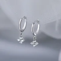 925 Sterling Silver Leaf Earrings For Women Luxury Hypoallergenic Round Circle Hoops Earrings Trendy Party Jewelry Holiday Gifts