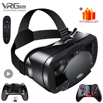 Cuffie 3D VR Occhiali per realtà virtuale intelligenti Casco da 7 pollici per smartphone Telefono Android iPhone Lenti Binocolo Dispositivi Viar