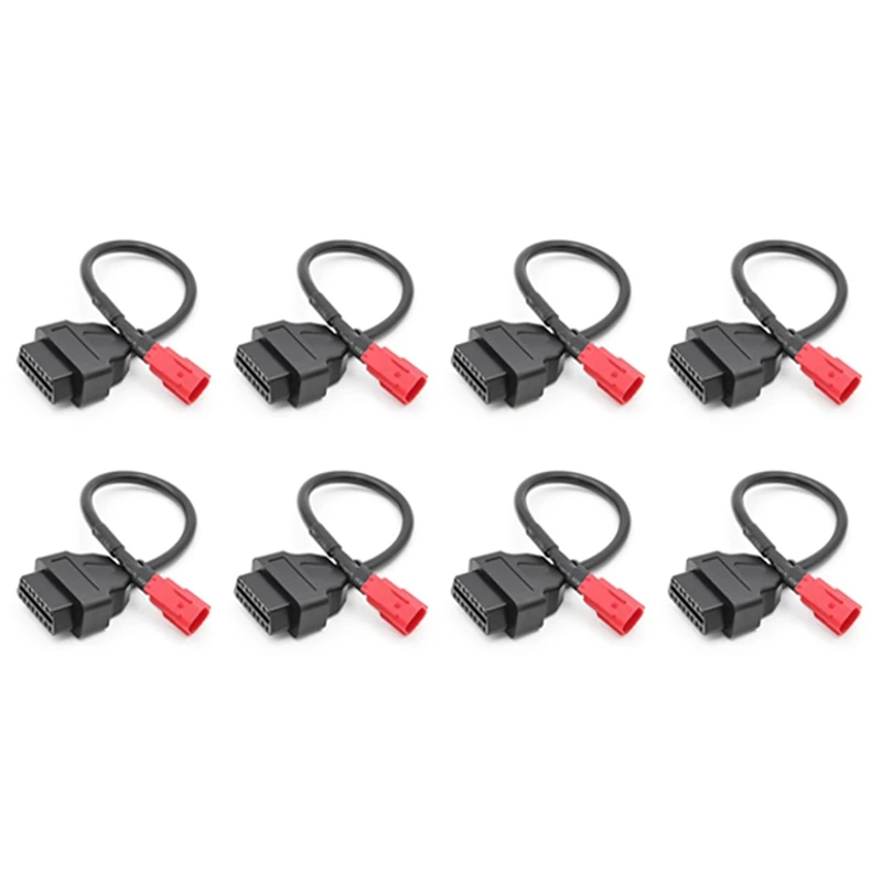 

OBD-адаптеры для мотоциклов, 20-х 6-16-контактный разъем, диагностический кабель OBD2, для Honda, Yamaha, Suzuki, BENELLI