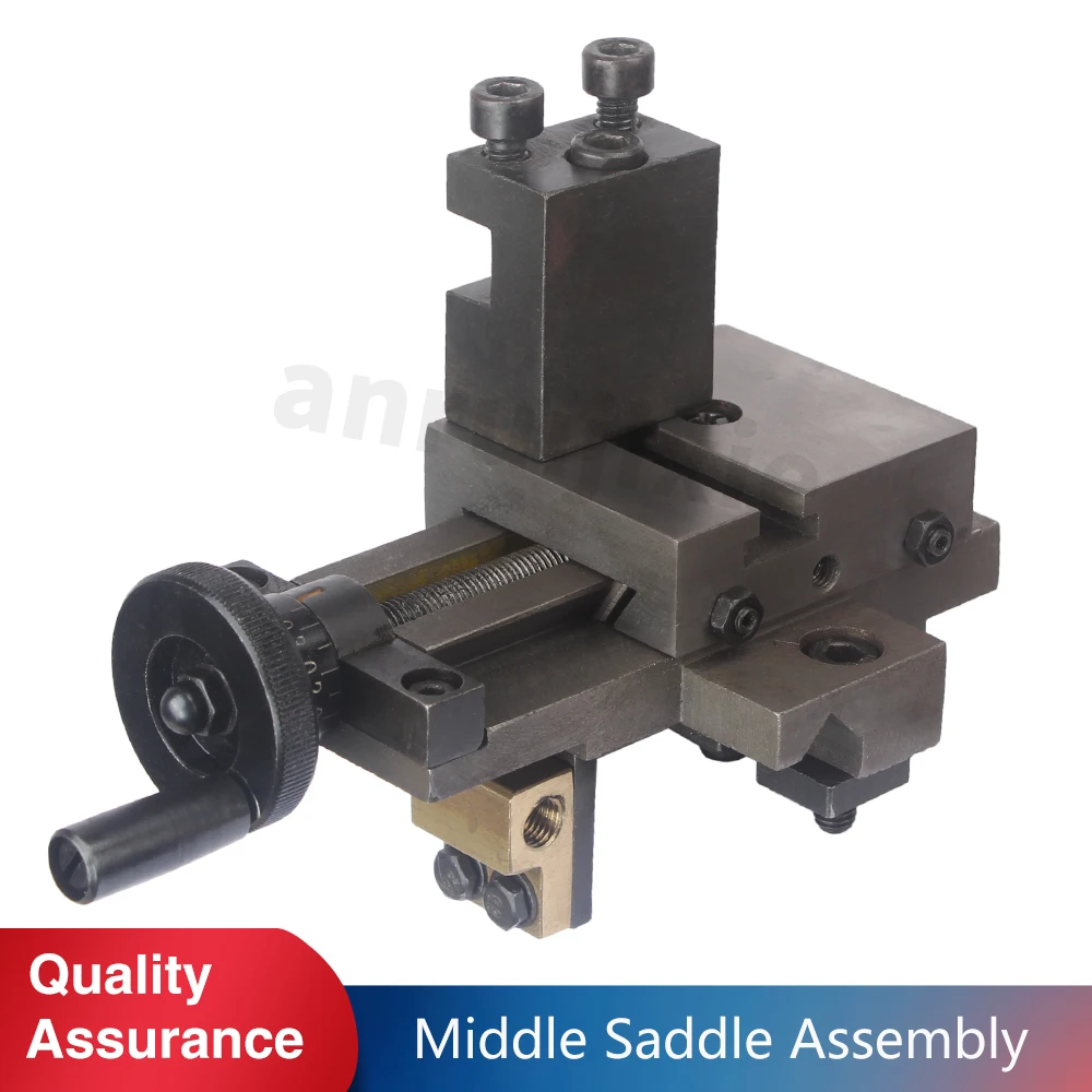 Tool holder Middle Saddle Assembly SIEG C0&Grizzly G0745&JET BD-3 Mini Lathe Tool Slide Rest Assembly saddle middle plate set sieg c2