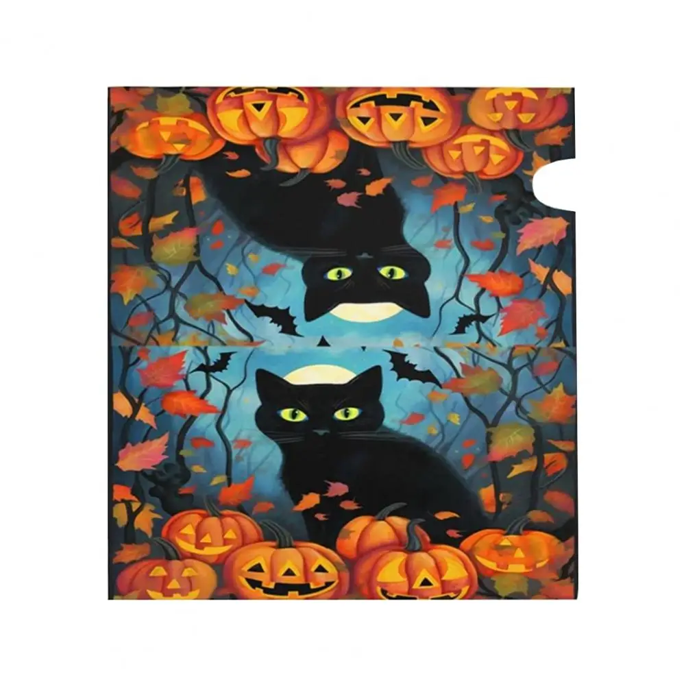 Mailbox Cover Halloween Themed Magnetic Mailbox Wrap Colorful Gothic Sleeve for Garden Yard Home Outdoor Decor