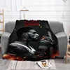 Anuel AA Blanket Fleece Blankets and Bedspreads Plush Bedspread on the Bed Microfiber Bedding Furry Throw Knee Throws Sofa Plaid 3