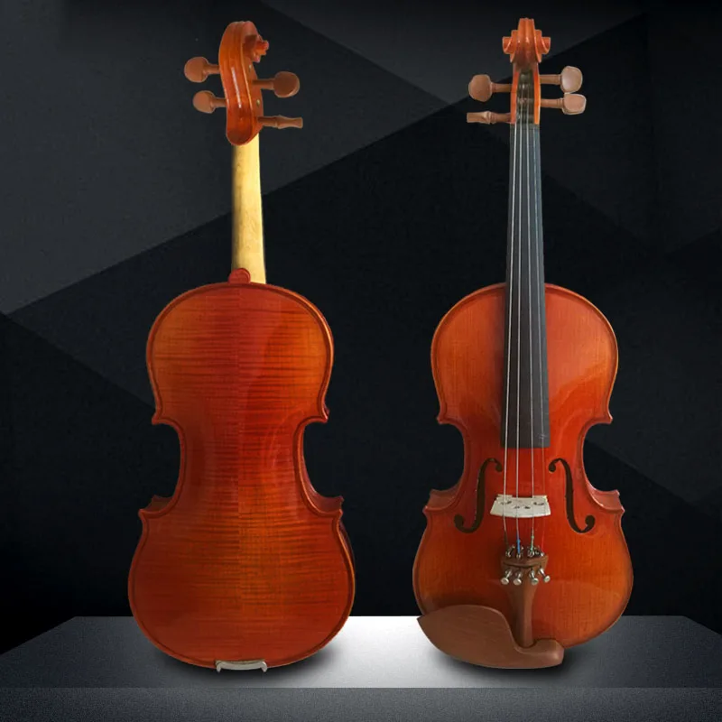 

Professional Rosin Violin Fingerboard Handmade Beginner Children Violin 4/4 Shoulder Rest Encordoamento Violino Instruments