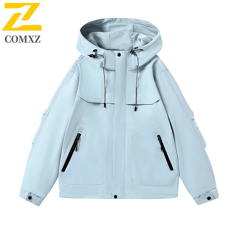 EiAO Windbreaker Premium Couple's Waterproof Lightweight Outdoor Jacket for Hiking Camping Fishing Luxury Abrasio-Resistant Wear
