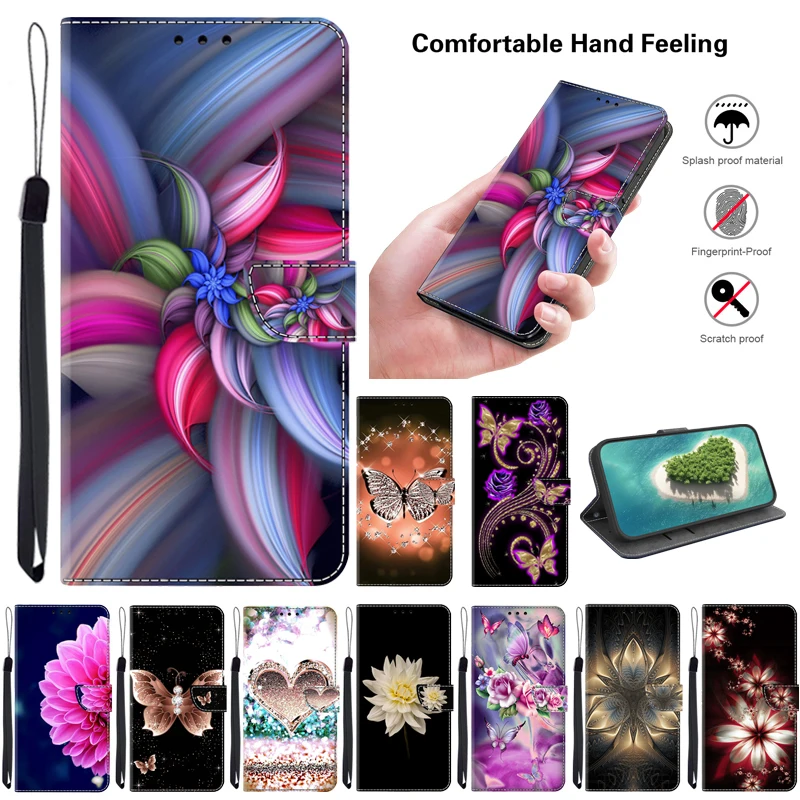 Premium 3D Flip Leather Magnetic Wallet Case