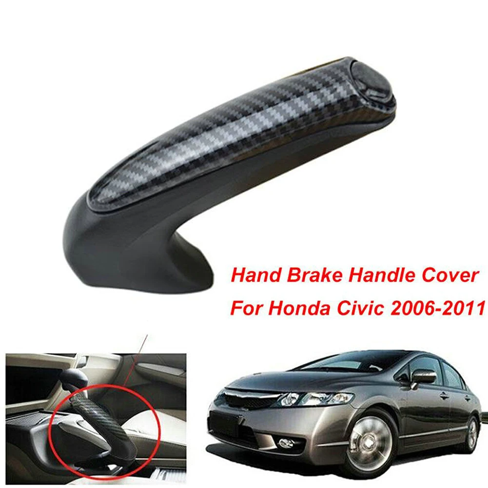 

Carbon Fiber Style Front Hand Brake Trim Cover 47115-SNA-A82ZA For Honda Civic Coupe Sedan For NGV Hybrid Sedan 2006-2011