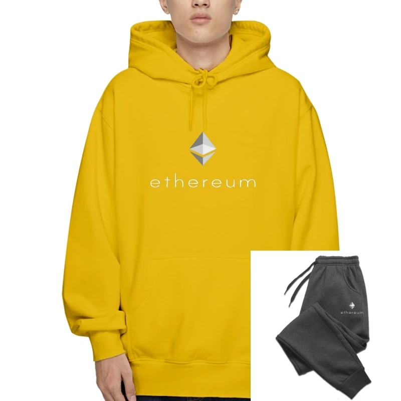 

SweaPullover Hoodies Crypto Coin Ethereum Cryptocurrency Unique Mens Crewneck Black Pullovers Fleece 100% Cotton XXXXL T-Sweatsh