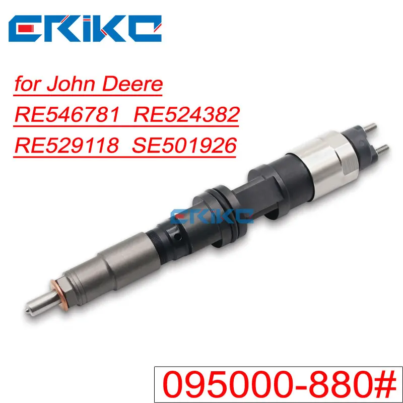 

095000-8800 Injector Nozzle Parts 095000-8801 Common Rail Fuel Injector RE529118 SE501926 for DENSO JOHN DEERE RE546781 RE524382