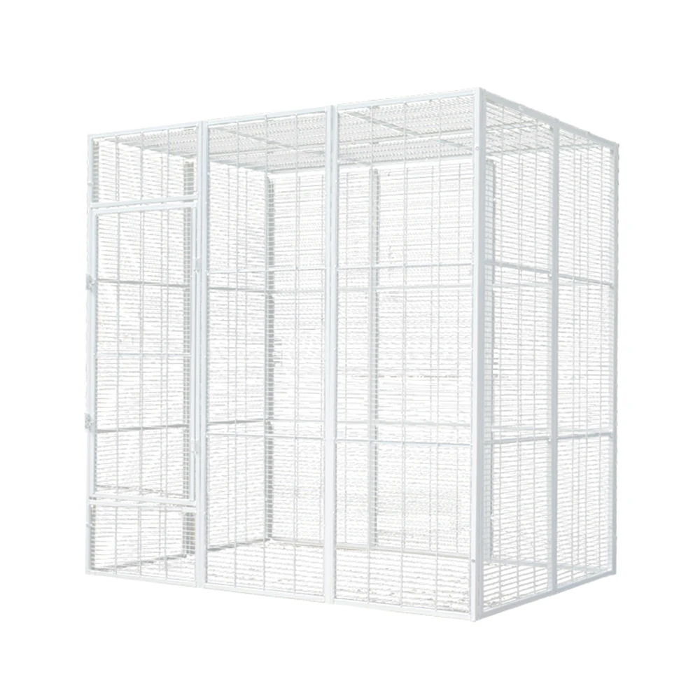 

Wholesale Iron Square Tube With Paint Cats Birds Cages Parrots Aviaries Living House Factory OEM Large Cage