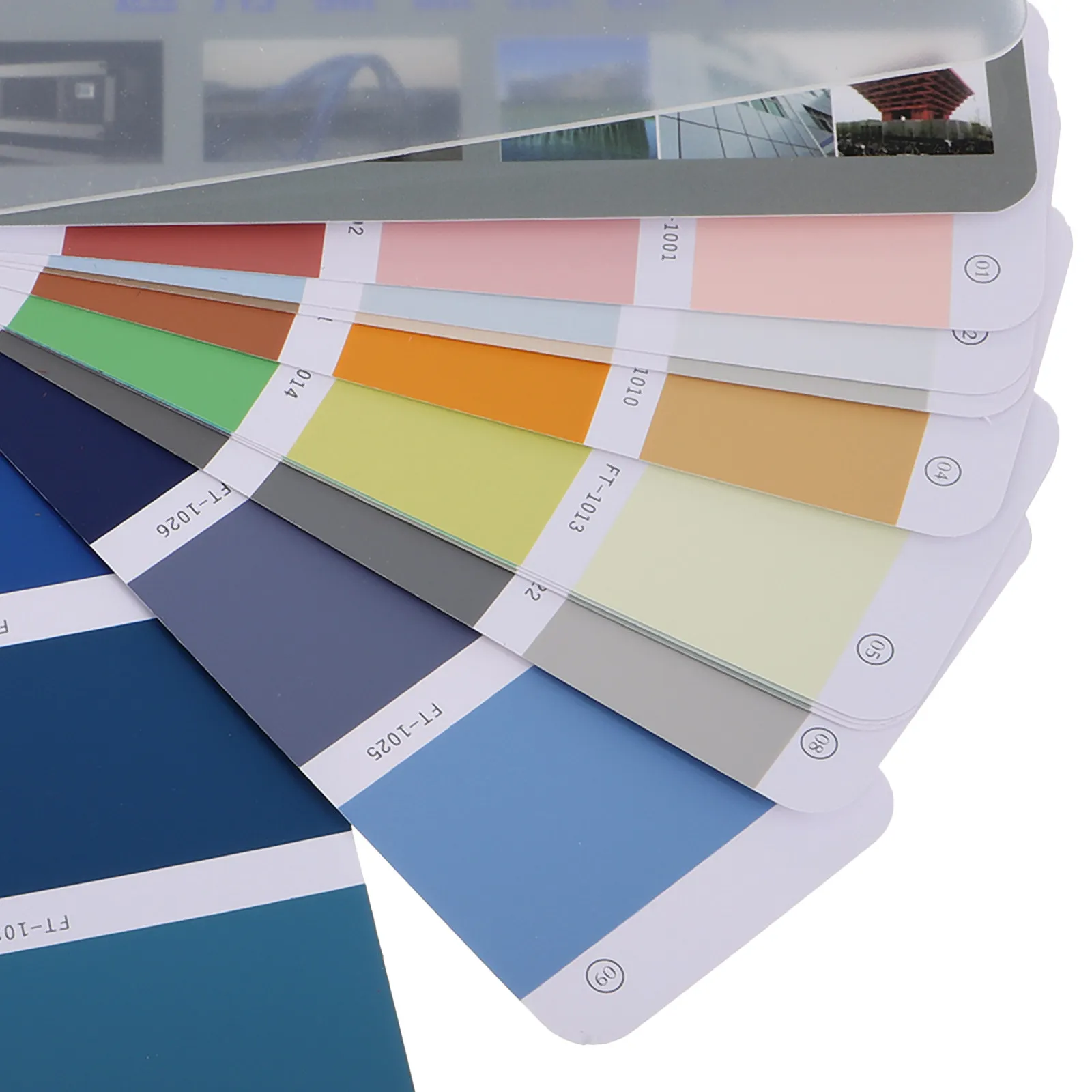 1 세트 페인트 색상 샘플 카드 바닥재 금속 자동차 오일 페인트 DIY 프로젝트를 위한 휴대용 표준 색상 매칭 도구 114
