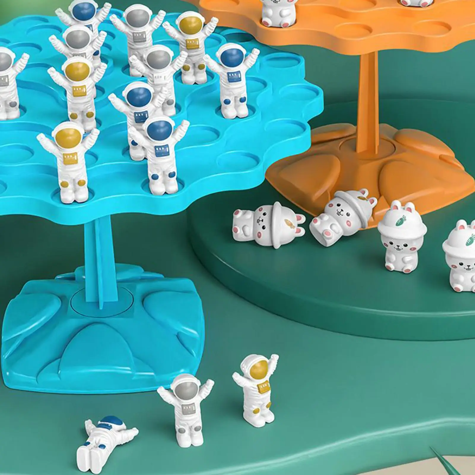 밸런스 우주비행사 쌓기 게임, 소근육 발달 장난감, 어린이를 위한 인터랙티브 가족 테이블 게임, 가정 가족 나이트
