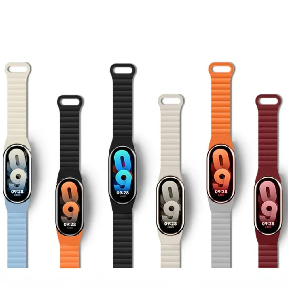 Magnetic Loop Silicone Strap for Sports Bracelet - Double Color Wristband Accessory