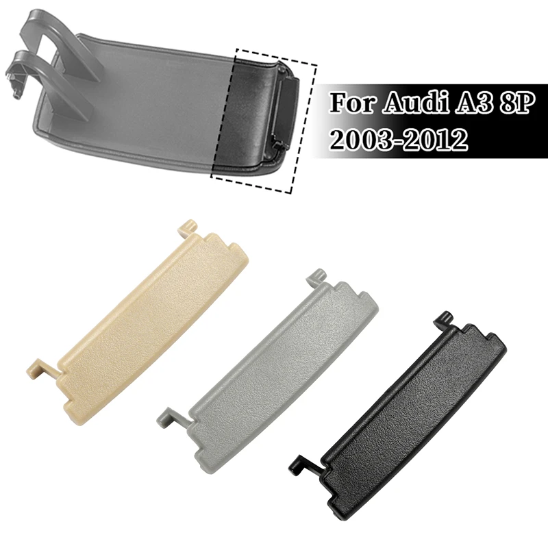 Coperchio Di Ricambio Per Bracciolo Centrale Audi A3 8P (2003-2013) - Pelle Nera, Recambo ARM-97