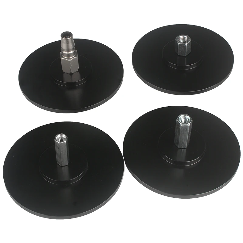 Black Suction Cup Adapter for Sex Machine M6 M8 M10 Connector Reciprocating Linear Actuator Attachments Part End Quick Connector