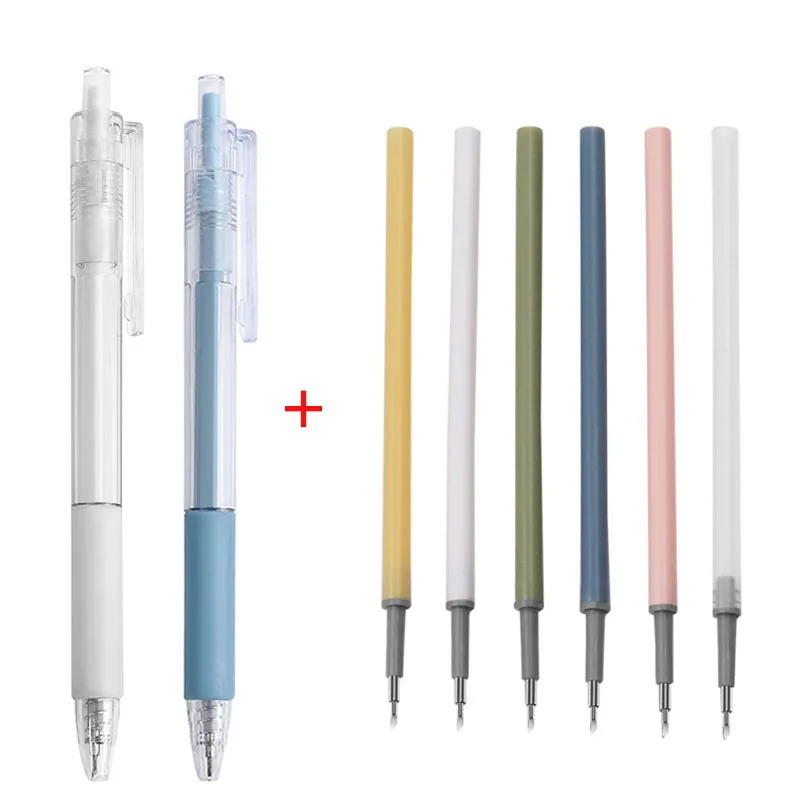 5Pcs Art Utility Knife Pen Refill Set Express Box Knife Paper Cutting Tool Strumenti Artigianali Adesivo Di Precisione Washi Tape Cutter