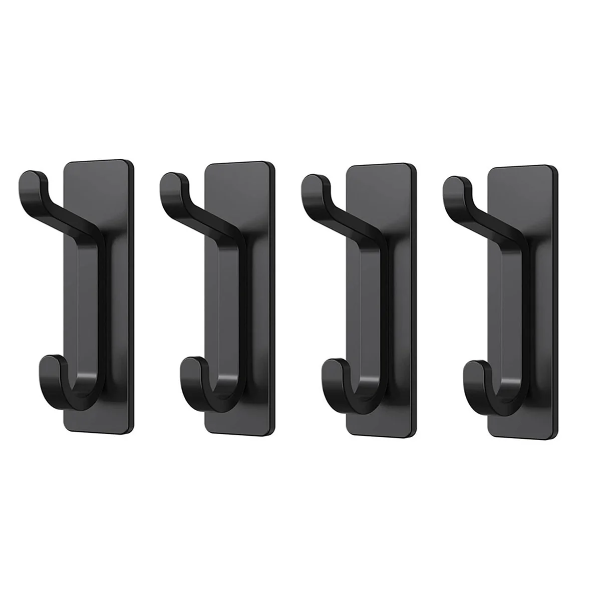 

Self Adhesive Hooks, Sticky Hooks Extra Strong, Hanging Up to 3KG, Metal Stainless Heavy Duty Stick on Wall Door