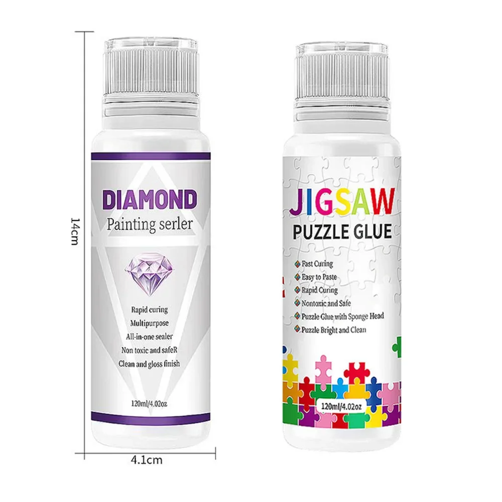 5d Diamond Painting Art Glue Permanent Hold Shine Effect Puzzle Sealer Sticky Diamond Embroidery Mosaic Glue Gel Accessories 3