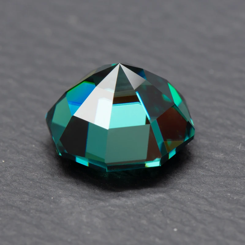Moissanite Stones Octagon Shape Emerald Green Primary Colours  Lab Grown Gemstones  Diy Jewelry Making with GRA Certificate