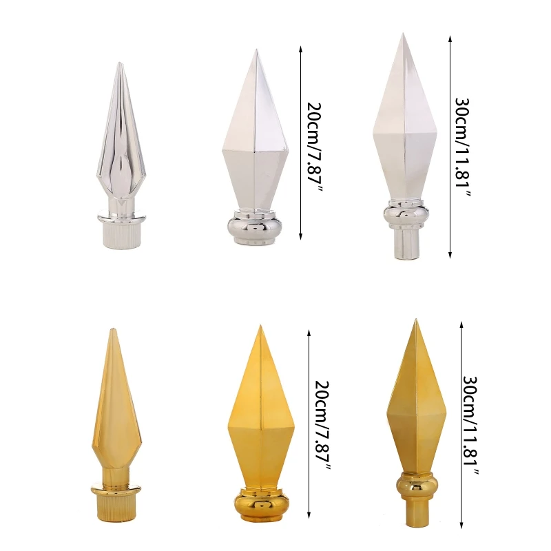 Decorative Conference Spear Flag Works Decoration Flag Head Tip
