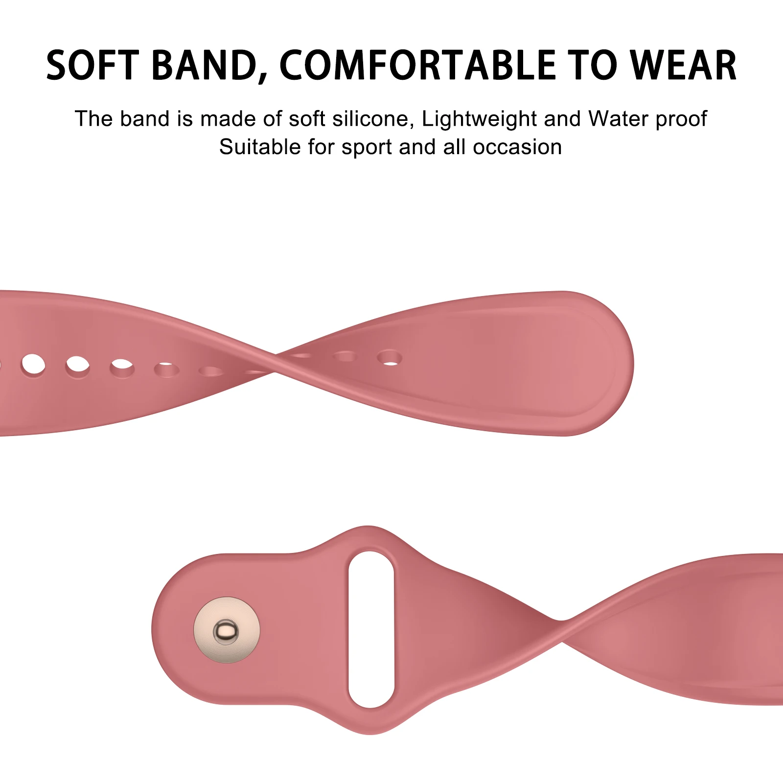 Silicone Sport Strap Replacement for Smartwatch Accessories