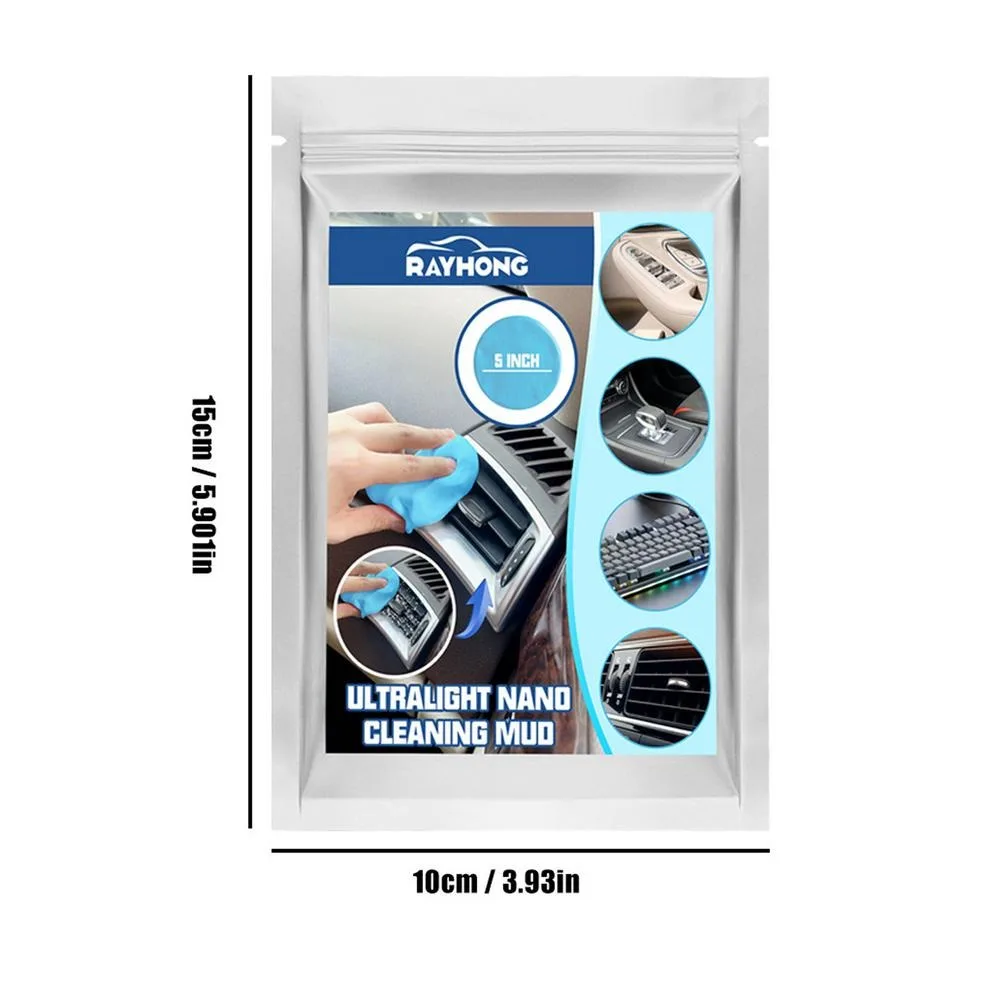 Reusable Car Cleaning Gel Auto Air Vent Interior Detail Cleaning Mud Car Interior Cleaner Removal Dirt Cleaner Accessories cleaning gel cleaning magic mud car cleaning gel car detailing cleaner car cleaning tool