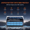 CTOLITY 1024WH Solar Generator Portable Power Station 220V For Home 1800W/1600W LifePo4 Battery Camping Travel Emergency Backup 4