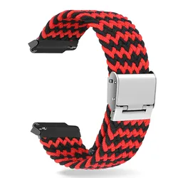 Elastic Braided Nylon Adjustable Watch Band Straps - Forerunner 620 (Color 20)