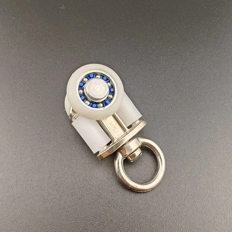 Description Picture 3 of item10pcs Old Style Curtain Track Metal Heavy-duty Pulley Bearing Wheel Guide Rail Accessory Bead Window Decoration Accessories
