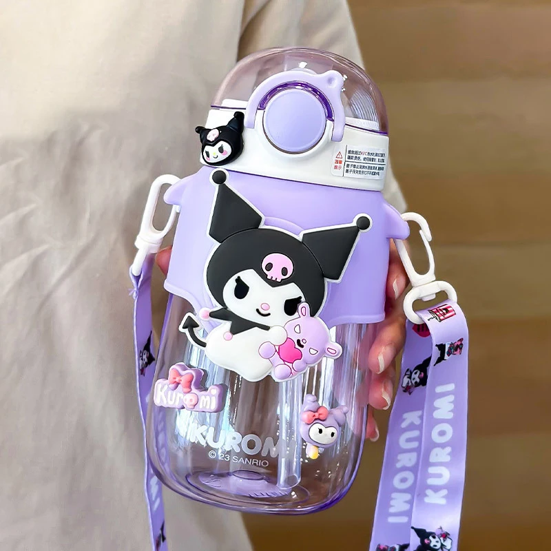 MY MELODY CINNAMOROLL Kuromi bouteille d'eau pomme purine tasse d'eau sac bandoulière # EUR 16